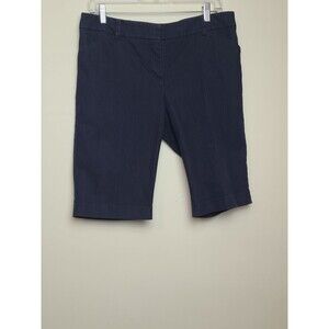New York & Company 7th Avenue Design Studio Dark Blue Shorts Size 10